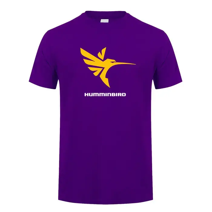Humminbird t-shirt hommes femmes à manches courtes coton T-shirts été hommes dessus frais Streetwear LH-572