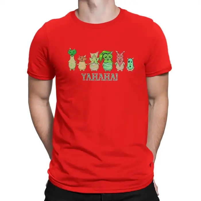 T-shirt manches courtes col rond homme, vintage, Korok Yahaha, Z-helpda, 100% coton, cadeau d'urgenc