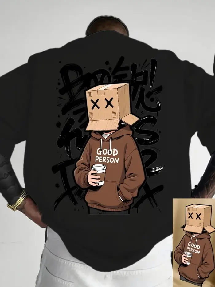 T-shirt col rond pour hommes