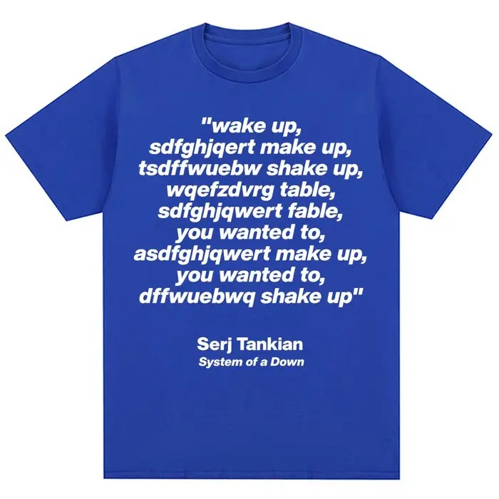 T-shirt graphique System of A Down Chop Suey pour hommes et femmes