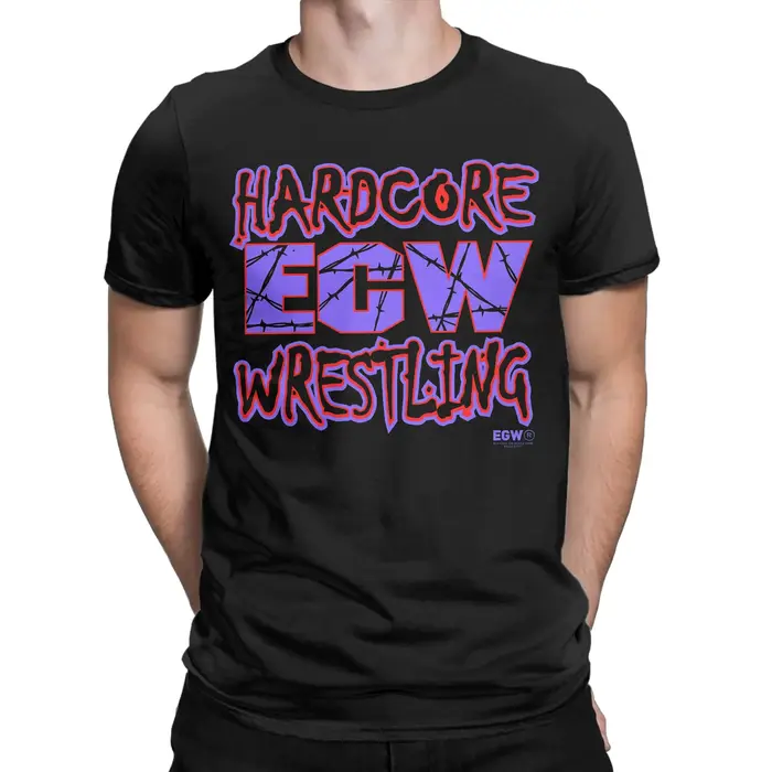 Ecw – t-shirt en coton pour hommes