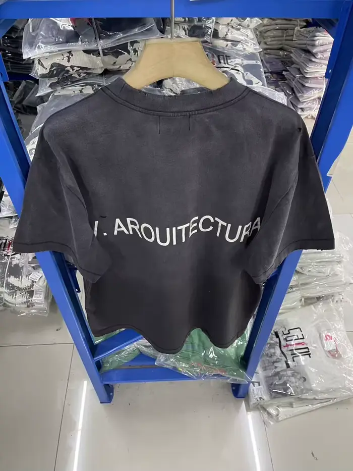T-shirts à manches courtes imprimés avec lettres américaines pour hommes et femmes