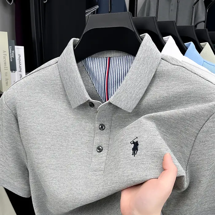 Polo à manches courtes pour homme de marque haut de gamme