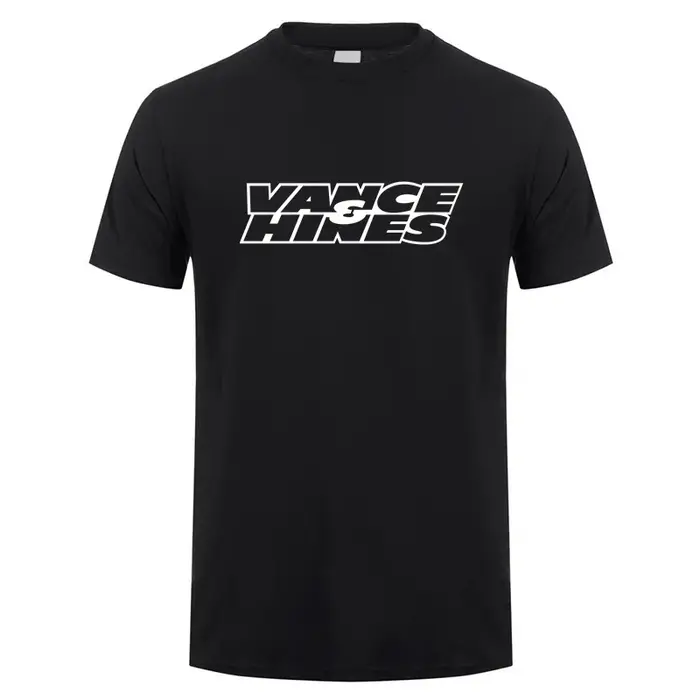 Vance et Hines T Shirt d'été Hommes Coton à manches courtes