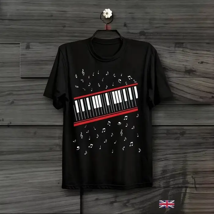 T-shirt imprimé Michael Jackson Movie MJ Beat It Piano