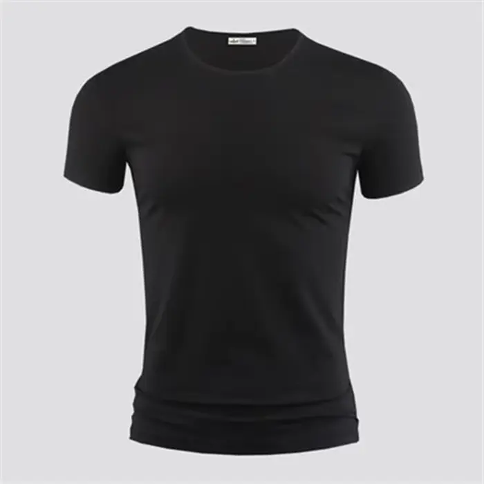 2026 hommes T-Shirt couleur Pure col en V à manches courtes hauts T-Shirts