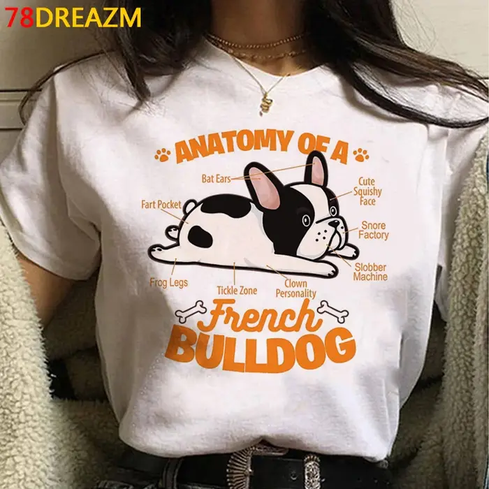 T-shirt imprimé bouledogue français Bull Terrier
