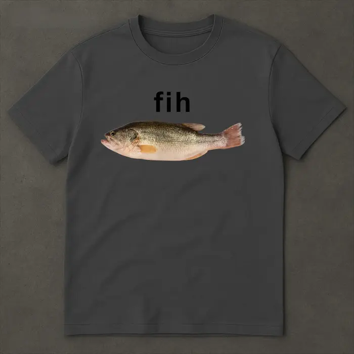 T-shirt Fih Fish pour homme