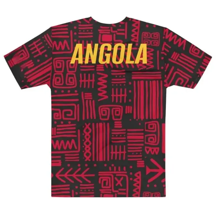 T-shirt patriotique Angola pour hommes et femmes