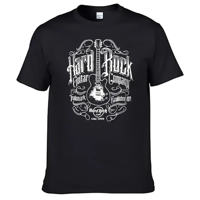 Hard Rock café t-shirt 100% coton hommes chemise hauts