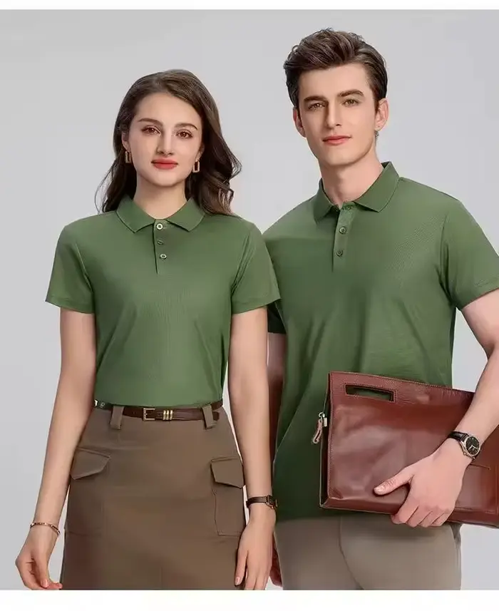 Polo décontracté haut de gamme avec impression numérique personnalisée pour grandes tailles