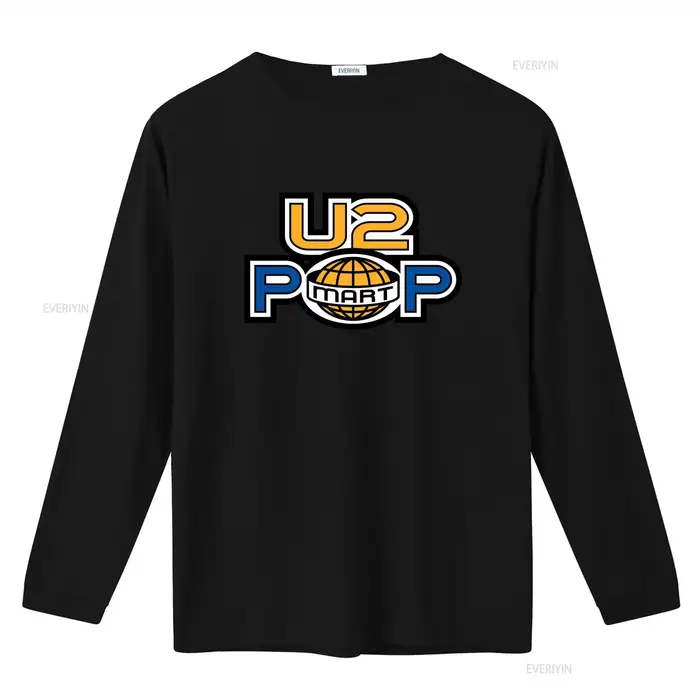 T-shirt de concert de la groupe de pop rock U2 2016 pour hommes et femmes