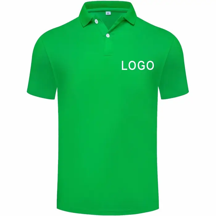 Polos de travail d'affaires de tailles multiples, couleur unie, séchage rapide, respirant, sport à r