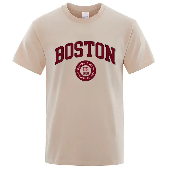 T-shirt en coton imprimé pour hommes