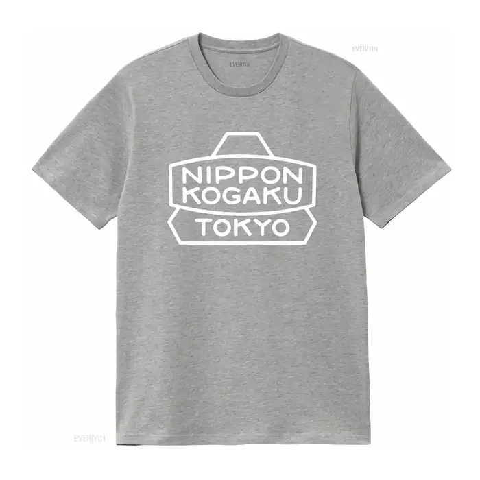 T-shirt noir pour hommes de Nippon Kogaku Tokyo Print