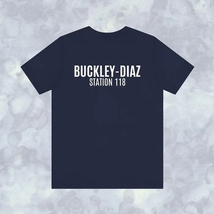9-1-1 TV Show LAFD T-Shirt Evan Buckley Eddie Diaz Bobby Nash Hen Wilson Chimney Han Shirts Firefighter Tv