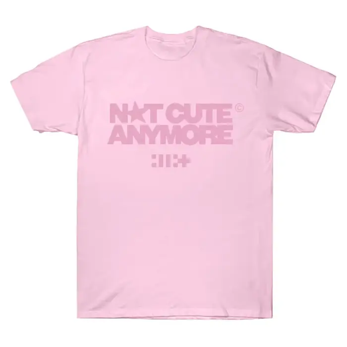 T-shirts Kpop 2026 « Not Cute Anymore » – T-shirt de groupe Kpop pour filles, mode coréenne, été, po