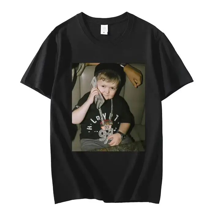 Hasbulla combat T-shirt Mini Khabib blogueur graphique T-shirts hommes femmes haute qualité surdimensionné