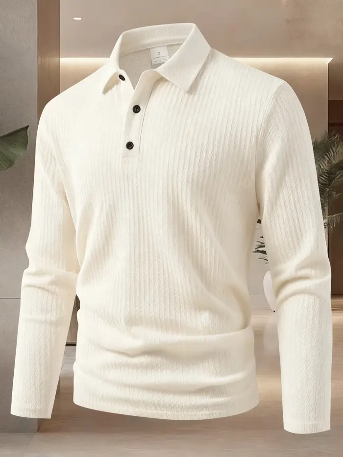 Hommes à manches longues Polo de haute qualité