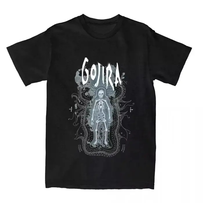 T-shirt en coton avec motif Tree of Life Gojira Band, pour hommes et femmes, Streetwear d'été