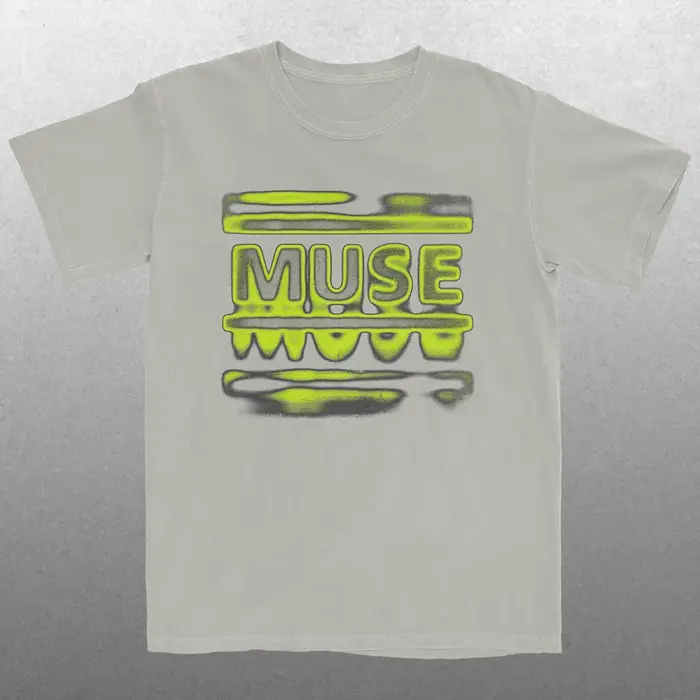 Nouvel album de la groupe Muse 2026. T-shirt en coton pour homme