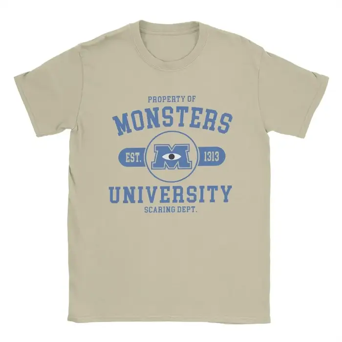 Hommes monstres université T-shirt étudiant