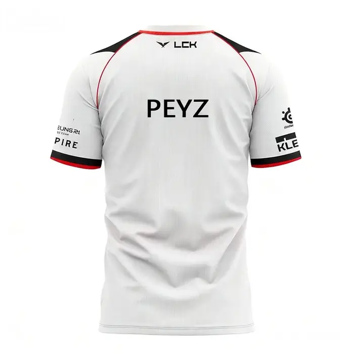 Nouveau T-shirt de club d'e-sport T1 2026