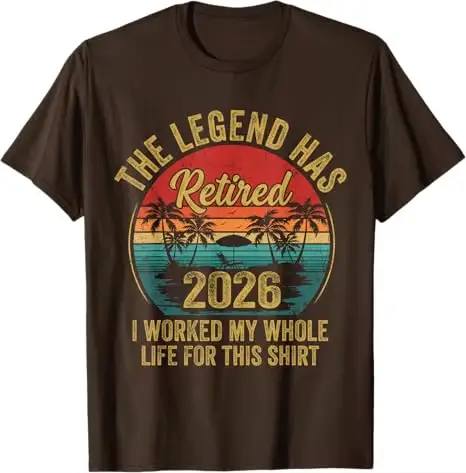 T-shirt de retraite pour femmes et hommes