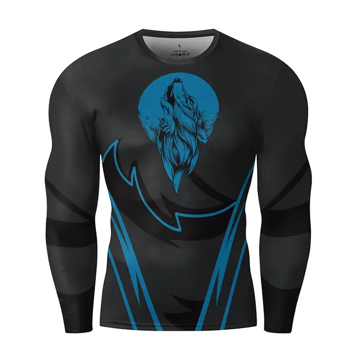 T-shirt à manches longues imprimé en 3D