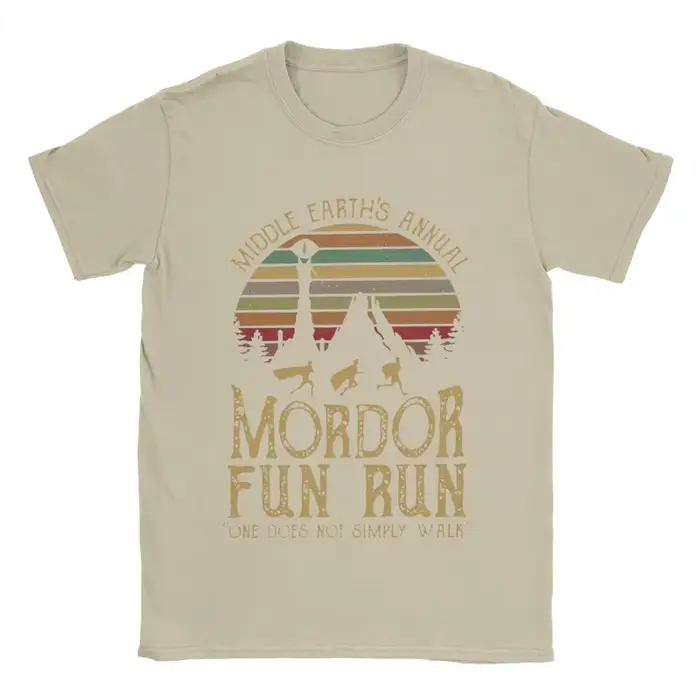 T-shirt Mordor L-Lords Of The R-Rings pour hommes