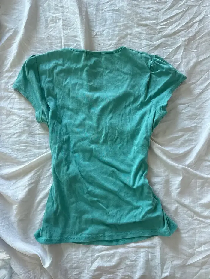 T-shirts doux esthétiques couleur unie pour femmes