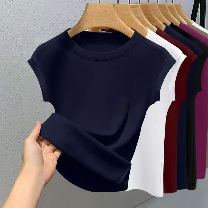 Nouveau T-shirt sans manches pour femme