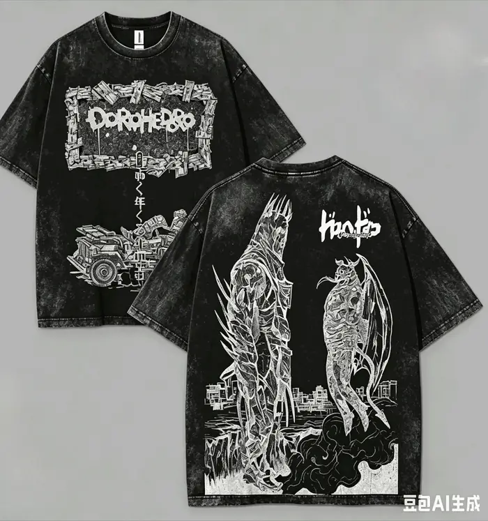 T-shirt délavé Dorohedoro