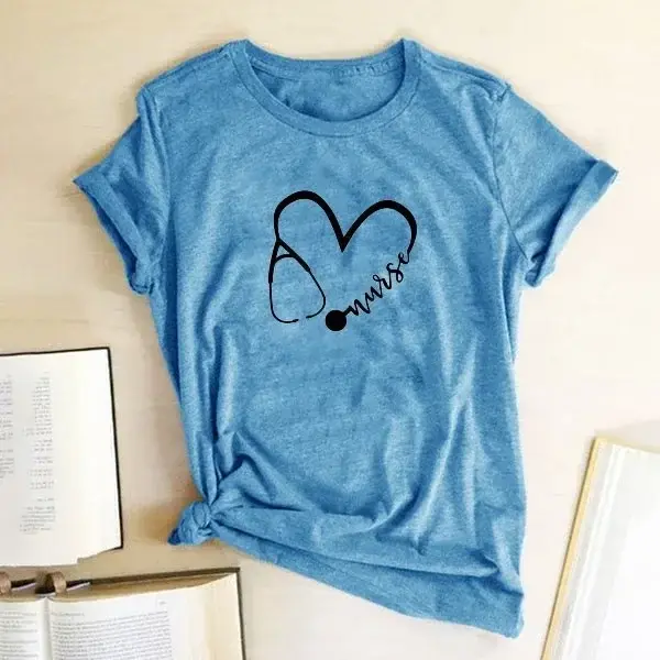 T-shirt col rond femme