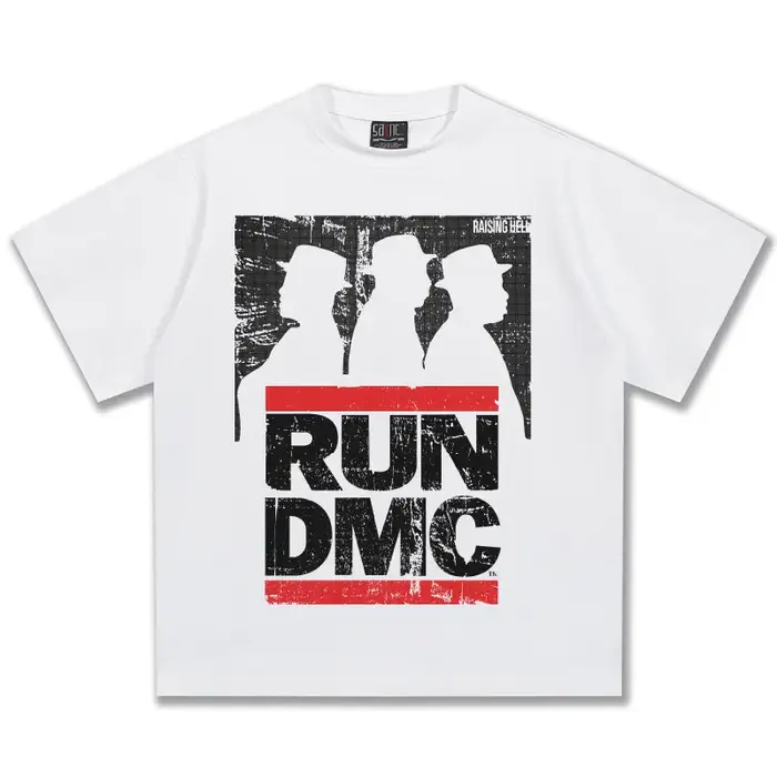 T-shirt graphique RUN DMC Raising Hell unisexe