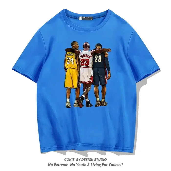 T-shirt d'été à manches courtes pour enfants Kobe Bryant