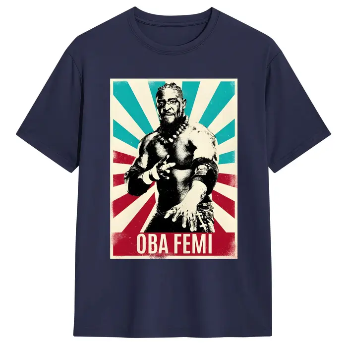 T-shirt vintage rétro Oba Femi pour hommes