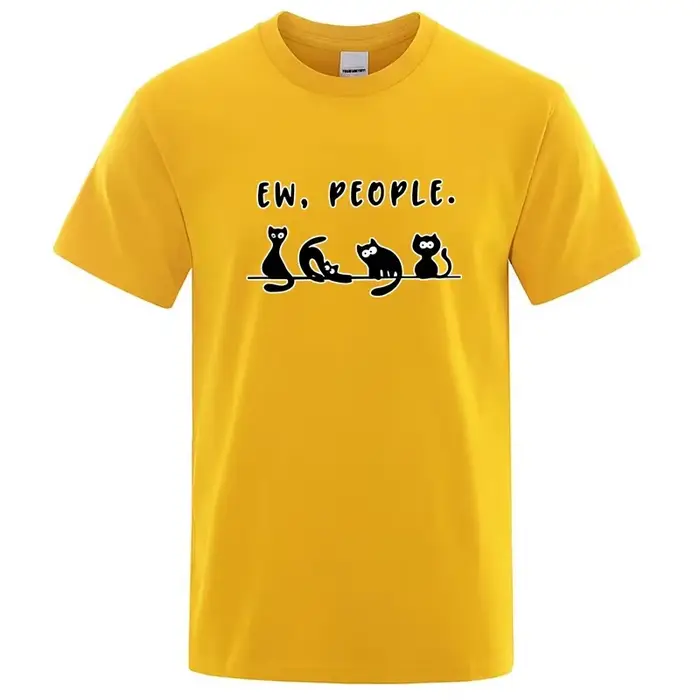 T-shirt pour homme en coton mélangé de haute qualité