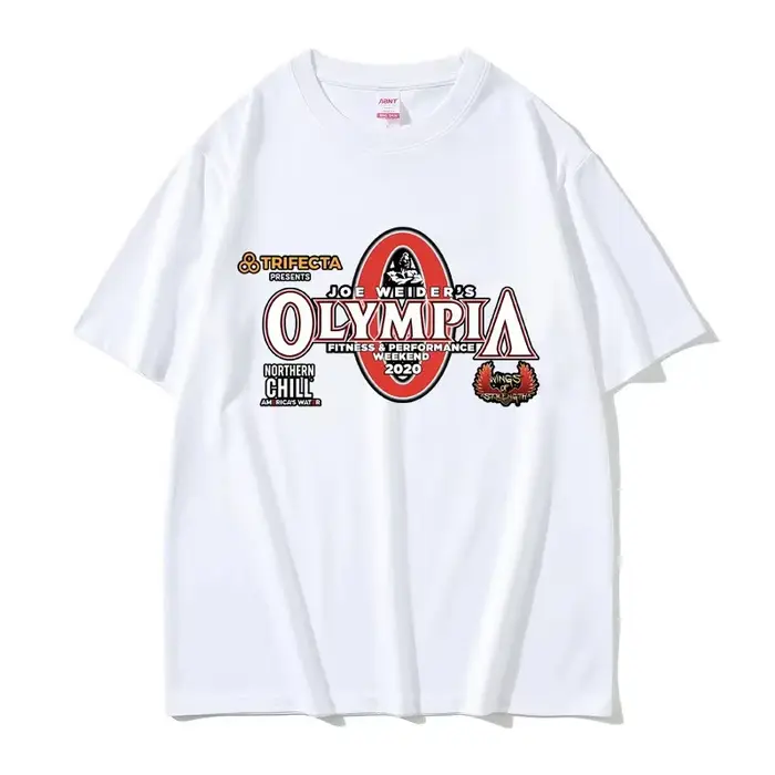T-shirt graphique Olympia Gym Fitness Pump pour hommes et femmes