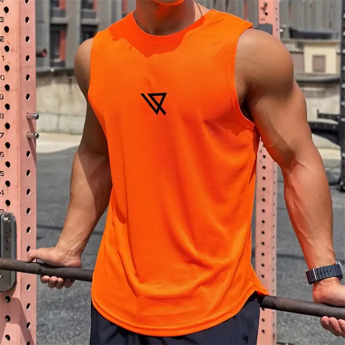 Débardeur à motifs géométriques simples pour hommes