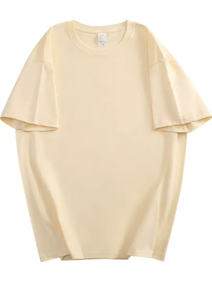 T-shirt en coton de qualité pour femme à manches courtes 2026 – T-shirts oversize d'été Harajuku