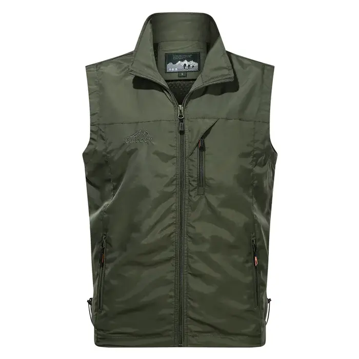 FibrglaMen-Gilet d'été respirant pour homme, veste en verre pour la pêche en plein air, la randonnée