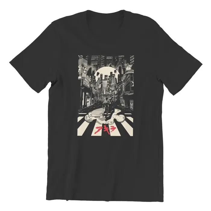 Akira Anime Katsuhiro otomo oke eda cyberpunk T Shirt pour Hommes 100% Coton Vintage T-Shirts Tees Vêtements Cadeau