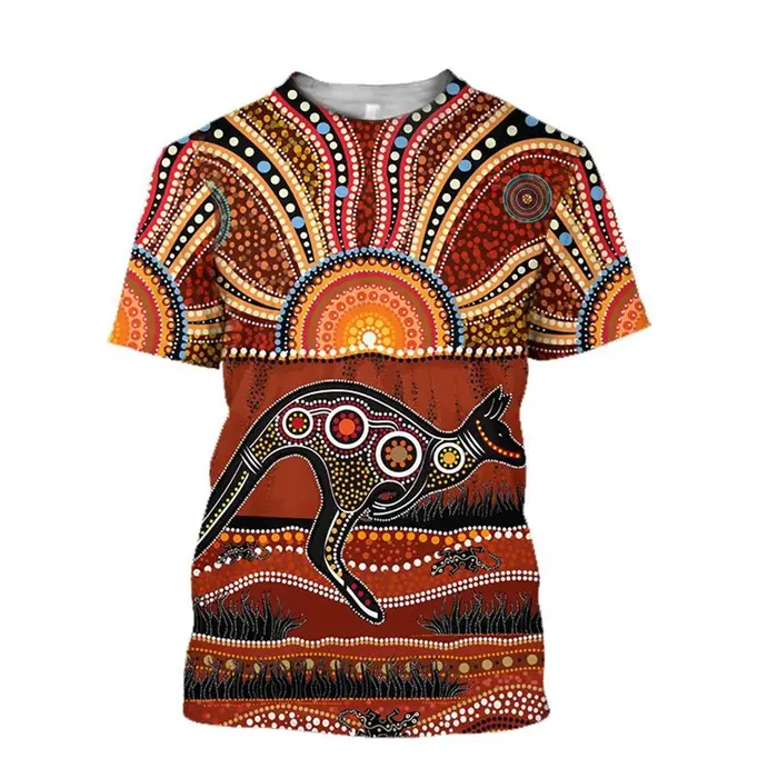 T-shirt imprimé en 3D Tortue indigène Jolie tillisme Art