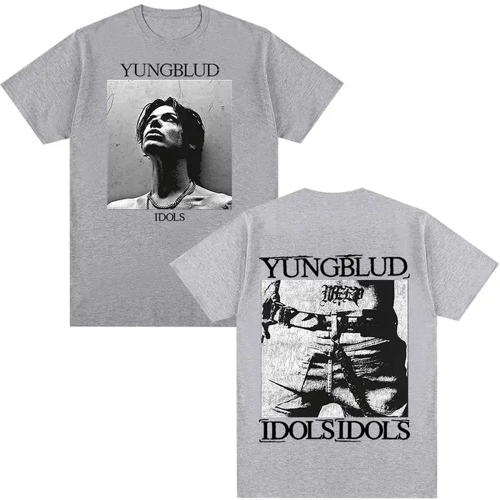 Chanteur Yungblud IDOLS Album Tour 2025 T-shirt hommes femmes vêtements Hip Hop manches courtes T-shirts surdimensionné