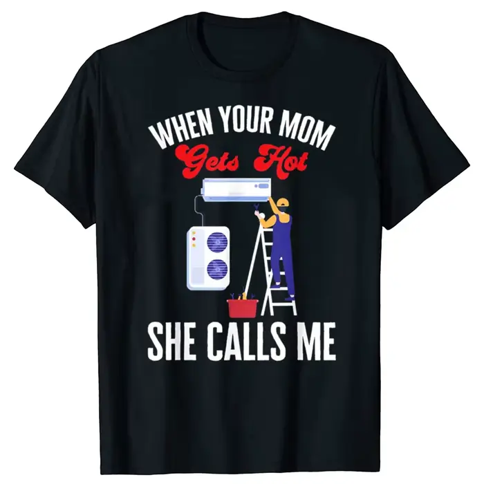 Drôle technicien de cvc maman blague Tech graphique T-shirts hommes femmes mode t-shirt décontracté 100% coton ample