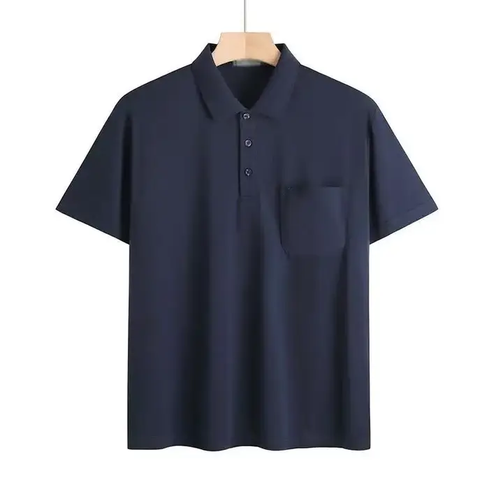 Polo gris pour homme, décontracté