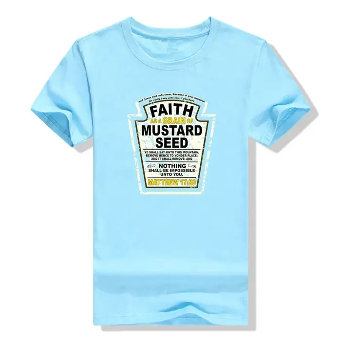 Faith As A Mars of Mustard-T-shirt parodie chrétienne pour hommes et femmes