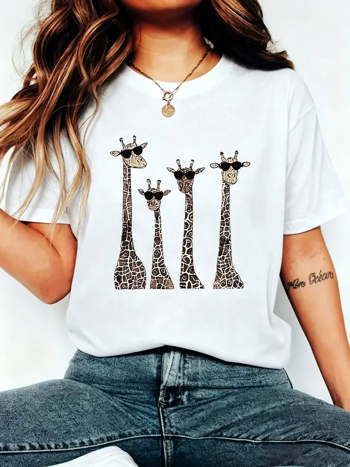 T-shirt Femme Motif Fruits Rouges Mixtes (Fraise