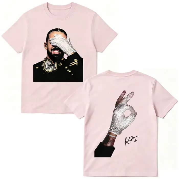 T-shirt Rapper Drake Tour Album 2026 pour hommes et femmes
